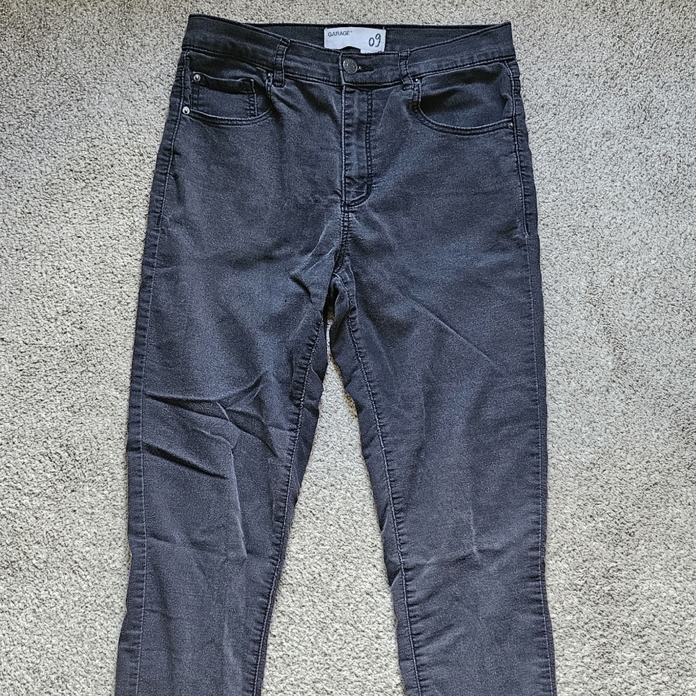 Garage Black Retro High Waist Skinny Jeans size 9/29" Long